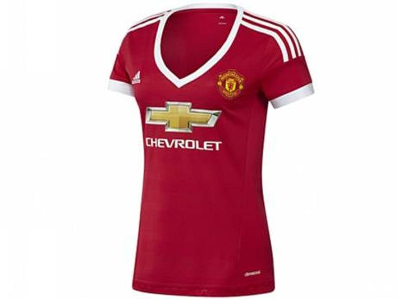 Un&#39;altra immagine della maglietta per il Manchester United donne. Molte le reazioni negative da parte delle tifose su Internet
